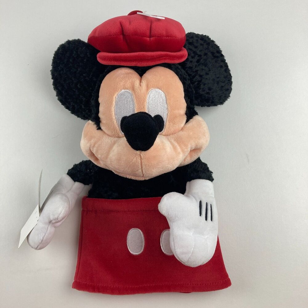 Disney Parks Mickey Mouse Golf Club Head Cover Plush 13" Original Tags